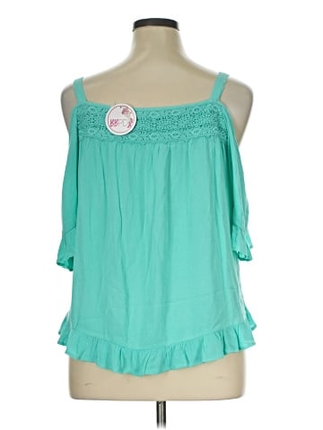 Eyeshadow Short Sleeve Blouse (view 2)