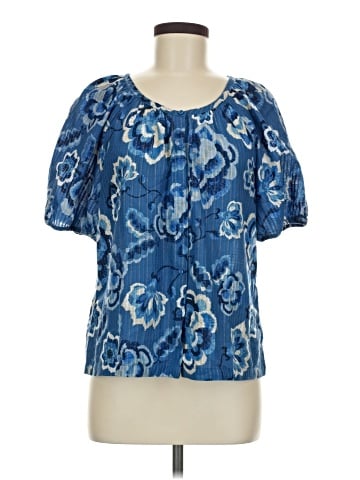 St. John's Bay Short Sleeve Blouse (view 1)