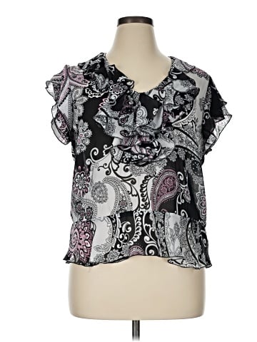 Allison Taylor Short Sleeve Blouse (view 1)