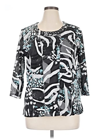 TanJay 3/4 Sleeve Blouse (view 1)
