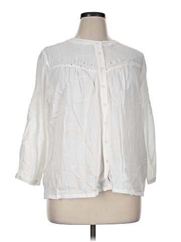 Calypso St. Barth 3/4 Sleeve Blouse (view 1)