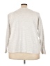 St. John's Bay Silver Pullover Sweater Size 3X - photo 2
