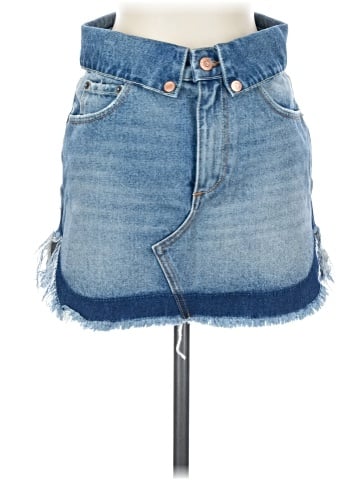 SEROYA Denim Skirt (view 1)