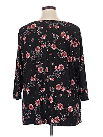Croft & Barrow 3/4 Sleeve Blouse (view 2)