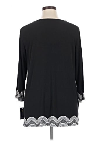 JM Collection 3/4 Sleeve Blouse (view 2)