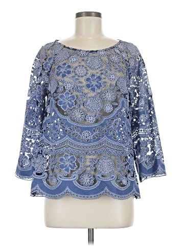 HD in Paris 3/4 Sleeve Blouse (view 1)