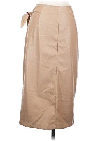 7 For All Mankind Faux Leather Skirt (view 2)
