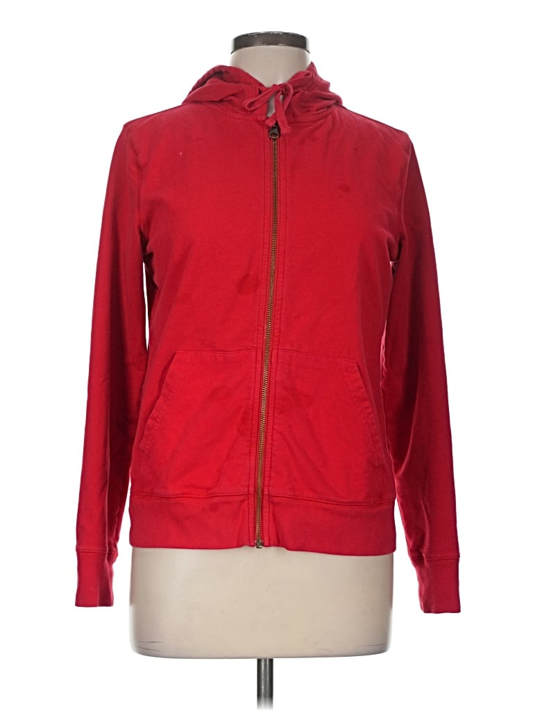 Pre-owned Primary Zip Up Hoodie In Red