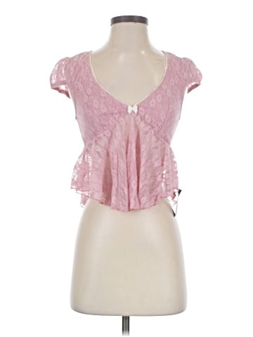 Lulus Short Sleeve Blouse (view 1)