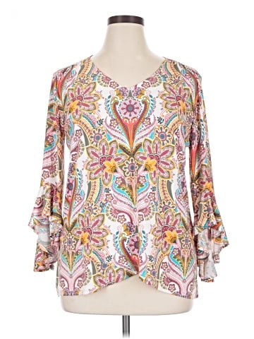 Allison Daley 3/4 Sleeve Blouse (view 1)