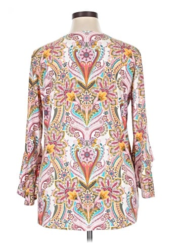 Allison Daley 3/4 Sleeve Blouse (view 2)