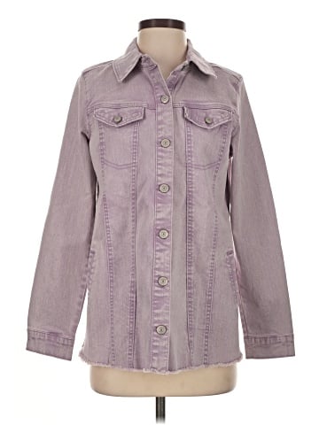 LOGO by Lori Goldstein Denim Jacket (view 1)