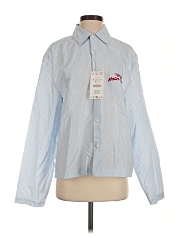 Zara Long Sleeve Button-Down Shirt (view 1)