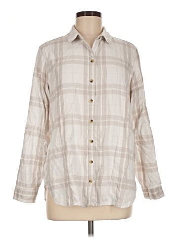 Jachs Girlfriend Long Sleeve Button-Down Shirt (view 1)