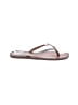 Steve Madden Silver Flip Flops Size 6 - photo 1