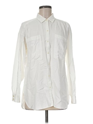 Ann Taylor LOFT Long Sleeve Button-Down Shirt (view 1)