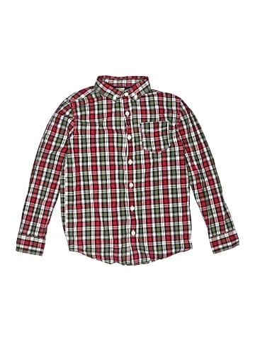 Crazy Feet Long Sleeve Button-Down Shirt (view 1)
