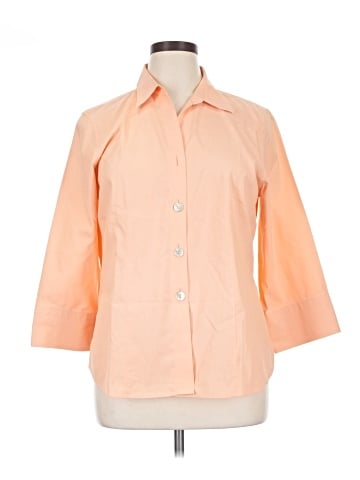 Foxcroft 3/4 Sleeve Button-Down Shirt (view 1)