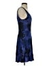 Express Paisley Blue Cocktail Dress Size S - photo 4