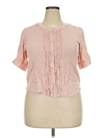 Liz Claiborne Short Sleeve Blouse (view 1)