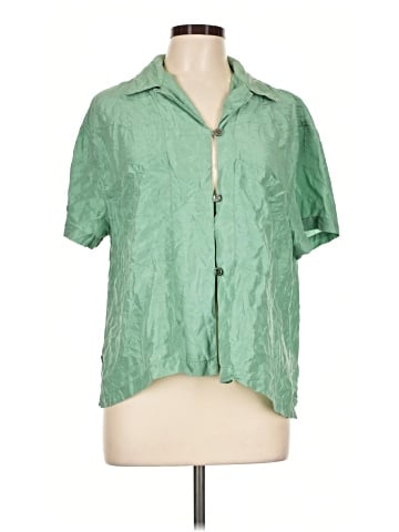 New York Studio Short Sleeve Silk Top (view 1)