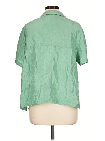 New York Studio Short Sleeve Silk Top (view 2)