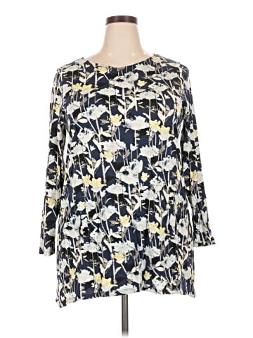 Purejill 3/4 Sleeve Blouse (view 1)