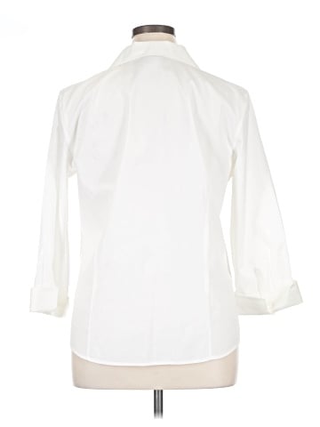 Chico's 3/4 Sleeve Button-Down Shirt (view 2)