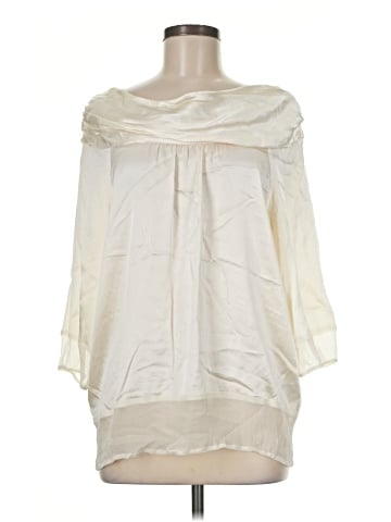 Chaus 3/4 Sleeve Silk Top (view 1)