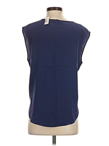 Scoop NYC Sleeveless Silk Top (view 2)