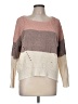 Maurices 100% Polyester Color Block Tan Pullover Sweater Size M - photo 1