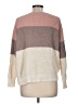Maurices 100% Polyester Color Block Tan Pullover Sweater Size M - photo 2