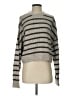 Pull&Bear Stripes Gray Pullover Sweater Size S - photo 1