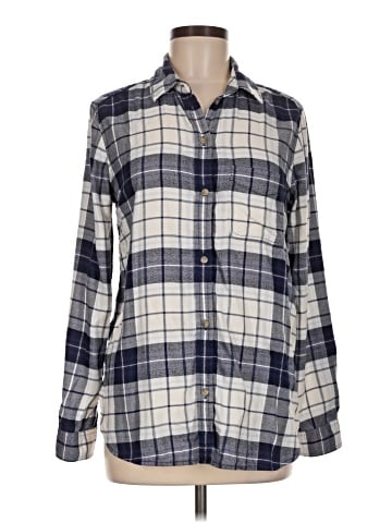 American Eagle Outfitters Long Sleeve Button-Down Shirt (view 1)
