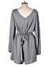 BCBG Paris Solid Gray Romper Size XL - photo 2