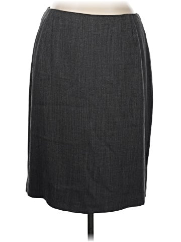 Linda Allard Ellen Tracy Wool Skirt (view 1)