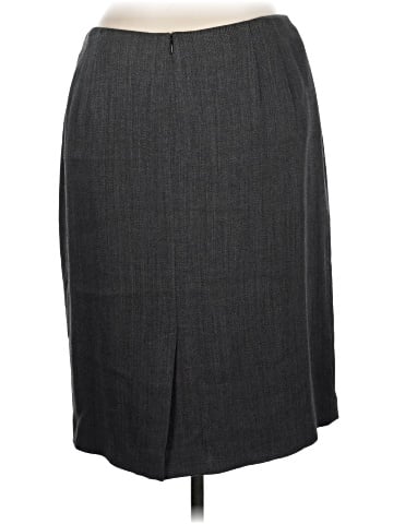 Linda Allard Ellen Tracy Wool Skirt (view 2)