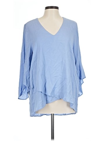 Karen Kane 3/4 Sleeve Blouse (view 1)