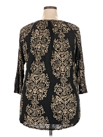 Lucky Brand 3/4 Sleeve Blouse (view 2)