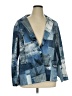 Ashley Stewart Print Blue Blazer Size 16 Plus - photo 1