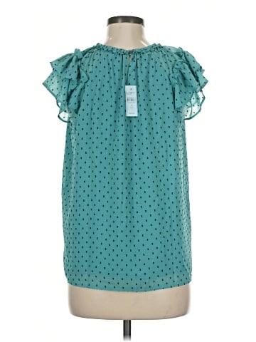 Ann Taylor LOFT Short Sleeve Blouse (view 2)