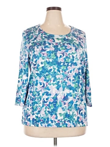Croft & Barrow 3/4 Sleeve Top (view 1)