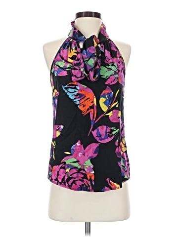 Trina Turk Sleeveless Silk Top (view 1)