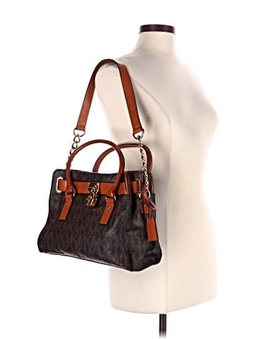 MICHAEL Michael Kors Leather Satchel (view 2)
