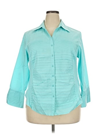 Zac & Rachel 3/4 Sleeve Button-Down Shirt (view 1)