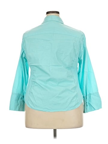 Zac & Rachel 3/4 Sleeve Button-Down Shirt (view 2)