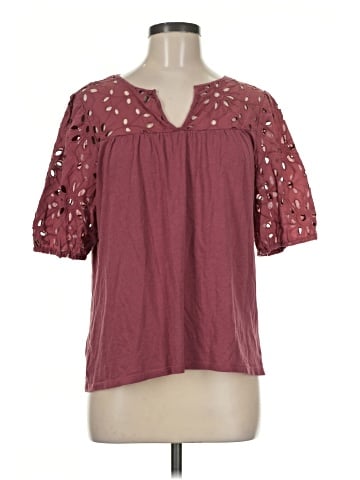 Ann Taylor Factory Short Sleeve T-Shirt (view 1)