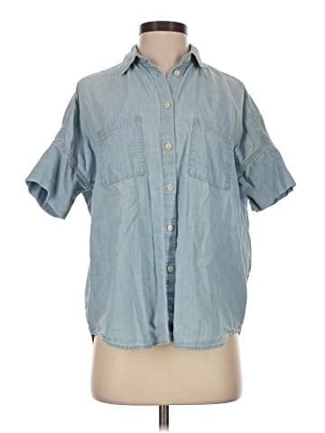 Madewell Chambray Courier Shirt in Buckley Wash (view 1)