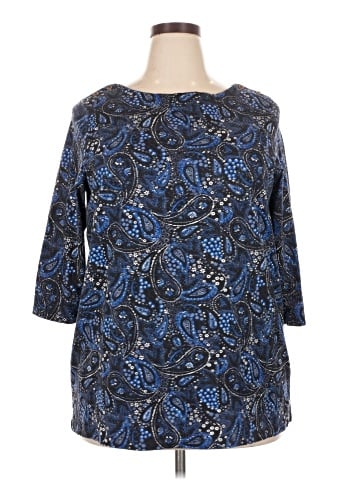 Jessica London 3/4 Sleeve Blouse (view 1)