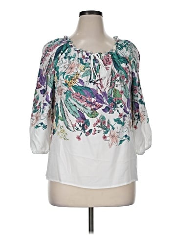 Cato 3/4 Sleeve Blouse (view 1)